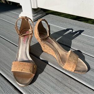 Jenna Wedge Cork Sandals